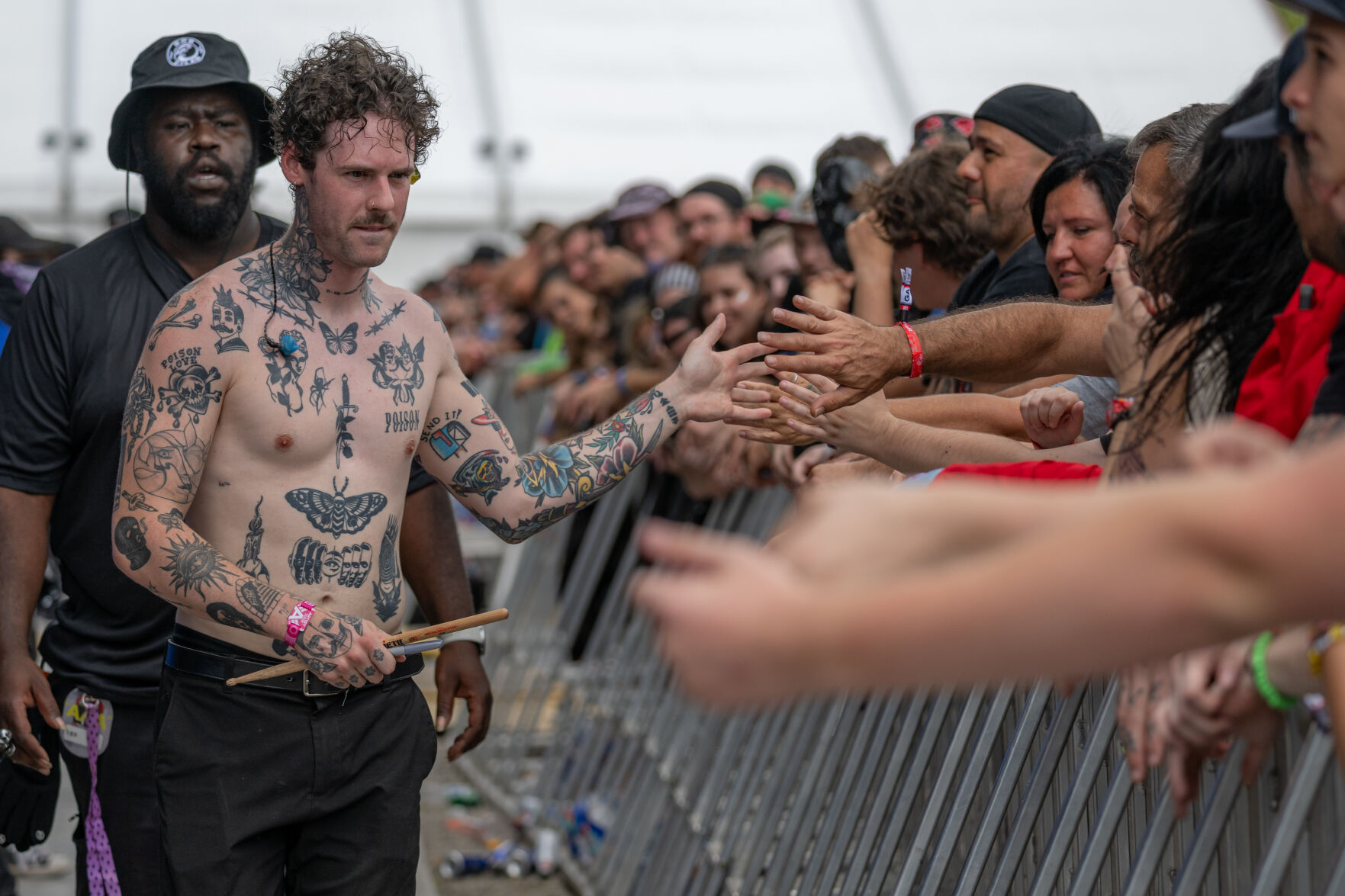 Point North near fans at Louder Than Life Louisville